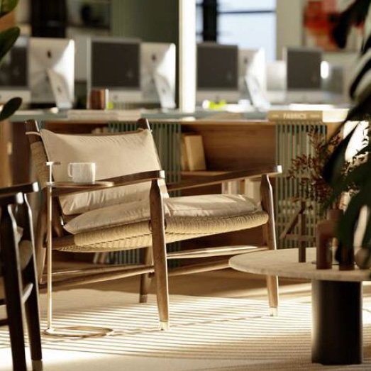Modern lounge seating area